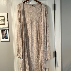 White House black market full length cardigan